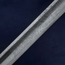 British 1895 Pattern Infantry Officers Sword with Pre Regulation Field Scabbard 24
